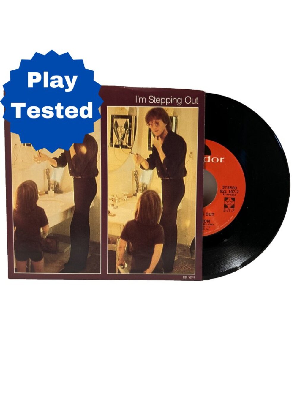 John Lennon I'm Stepping Out 7" Vinyl Record 45 rpm w/ Picture Sleeve - NM! 1984